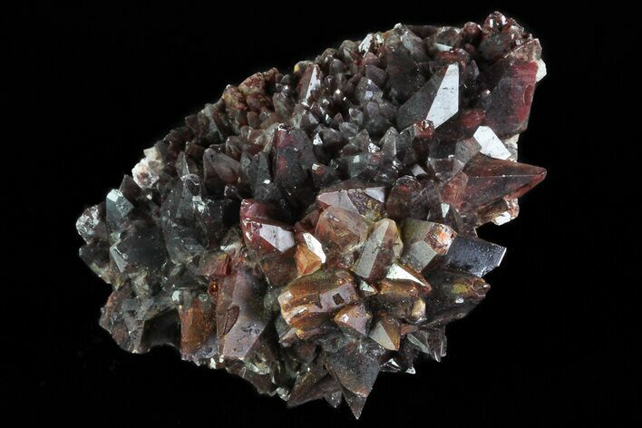 Deep Red, Calcite Crystal Cluster - Mexico #72014
